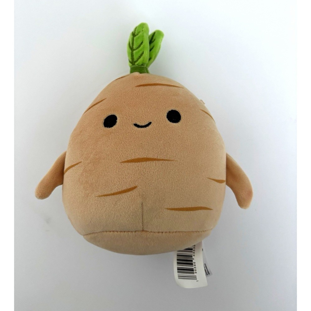 Squishmallow Jyri the Ginseng Plush Stuffed Toy Orange 5" Kellytoy